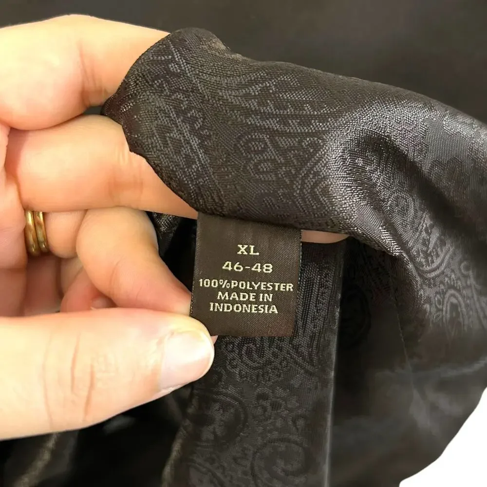 Tasso Elba Microsuede Sport Coat NWT Men's Sz XL Brown Old Money Dark Academia